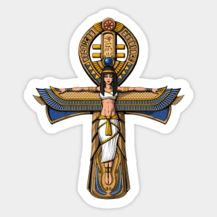 Egyptian Ankh Cross Sticker